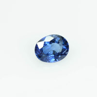 0.45 Cts Natural Blue Sapphire Loose Gemstone Oval Cut