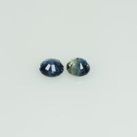 3.4 mm Natural Blue Sapphire Loose Gemstone Round Cut