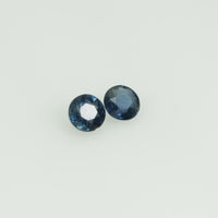 3.2 mm Natural Blue Sapphire Loose Gemstone Round Cut