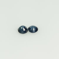 3.2 mm Natural Blue Sapphire Loose Gemstone Round Cut