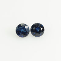 4.4 mm Natural Blue Sapphire Loose Gemstone Round Cut