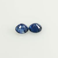 4.4 mm Natural Blue Sapphire Loose Gemstone Round Cut