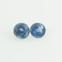 3.3 Natural Blue Sapphire Loose Gemstone Round Cut