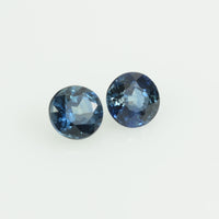 3.3 mm Natural Blue Sapphire Loose Gemstone Round Cut