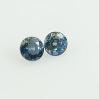 3.2 mm Natural Blue Sapphire Loose Gemstone Round Cut