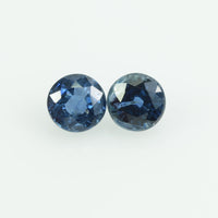 3.5 mm Natural Blue Sapphire Loose Gemstone Round Cut