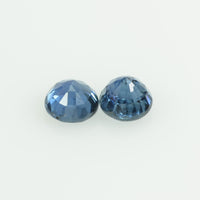 3.5 mm Natural Blue Sapphire Loose Gemstone Round Cut