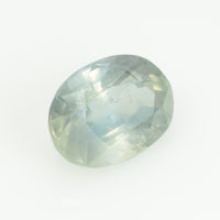 3.11 Cts Natural Green Sapphire Loose Gemstone Oval Cut