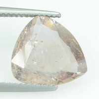 5.64 Cts Natural Peach Sapphire Loose Gemstone Trillion Cut