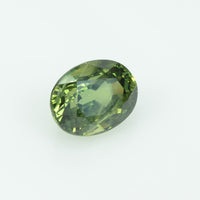 2.91 Cts Natural Green Sapphire Loose Gemstone Oval Cut