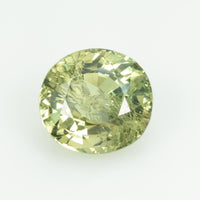 5.78 Cts Natural Green Sapphire Loose Gemstone Oval Cut