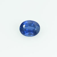 0.56 Cts Natural Blue Sapphire Loose Gemstone Oval Cut