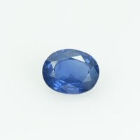 0.75 Cts Natural Blue Sapphire Loose Gemstone Oval Cut