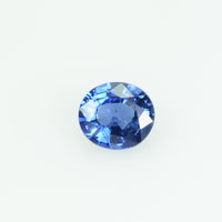 0.58 Cts Natural Blue Sapphire Loose Gemstone Oval Cut