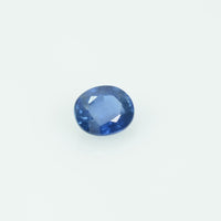 0.57 Cts Natural Blue Sapphire Loose Gemstone Oval Cut