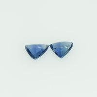 Natural Blue Sapphire Loose Gemstone Trillion Cut