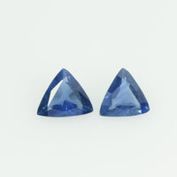 Natural Blue Sapphire Loose Gemstone Trillion Cut
