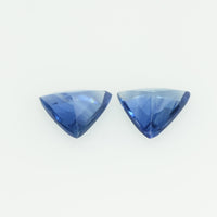 Natural Blue Sapphire Loose Gemstone Trillion Cut