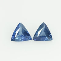 Natural Blue Sapphire Loose Gemstone Trillion Cut