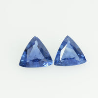 Natural Blue Sapphire Loose Gemstone Trillion Cut