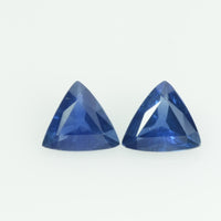 Natural Blue Sapphire Loose Gemstone Trillion Cut