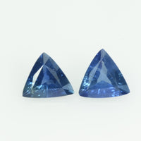 Natural Blue Sapphire Loose Gemstone Trillion Cut