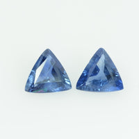 Natural Blue Sapphire Loose Gemstone Trillion Cut
