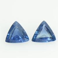Natural Blue Sapphire Loose Gemstone Trillion Cut