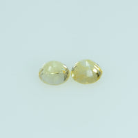 3.5 mm Natural Yellow Sapphire Loose Gemstone Round Cut