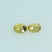 3.9 mm Natural Yellow Sapphire Loose Gemstone Round Cut