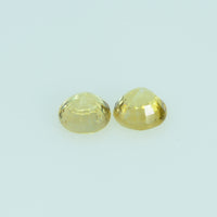 3.7 mm Natural Yellow Sapphire Loose Gemstone Round Cut - Thai Gems Export Ltd.