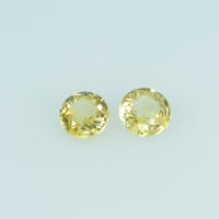 3.5 mm Natural Yellow Sapphire Loose Gemstone Round Cut - Thai Gems Export Ltd.