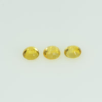 3.0 mm Natural Yellow Sapphire Loose Gemstone Round Cut - Thai Gems Export Ltd.