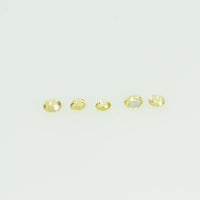 1.4-1.7 mm lot Natural Yellow Sapphire Loose Gemstone Round Cut