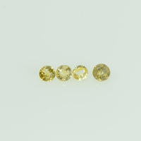 2.0 mm Natural Yellow Sapphire Loose Gemstone Round Cut