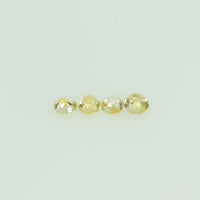 2.0 mm Natural Yellow Sapphire Loose Gemstone Round Cut