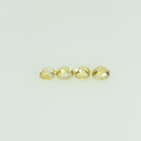 2.0 mm Natural Yellow Sapphire Loose Gemstone Round Cut