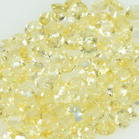 2.5 mm Natural Yellow Sapphire Loose Gemstone Round Cut