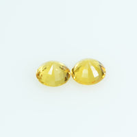 3.5 mm Natural Yellow Sapphire Loose Gemstone Round Cut
