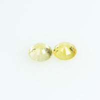 3.4 mm Natural Yellow Sapphire Loose Gemstone Round Cut