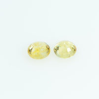 3.4 mm Natural Yellow Sapphire Loose Gemstone Round Cut