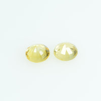 3.4 mm Natural Yellow Sapphire Loose Gemstone Round Cut