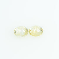 3.4 mm Natural Yellow Sapphire Loose Gemstone Round Cut