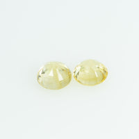3.5 mm Natural Yellow Sapphire Loose Gemstone Round Cut