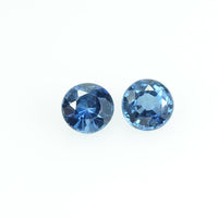 3.3 mm Natural Blue Sapphire Loose Gemstone Round Cut