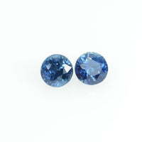 3.3 mm Natural Blue Sapphire Loose Gemstone Round Cut