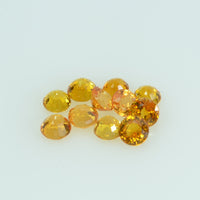 2.5 mm Natural Yellow Sapphire Loose Gemstone Round Cut
