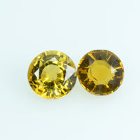 5.0 mm Natural Yellow Sapphire Loose Gemstone Round Cut