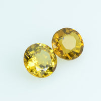 5.0 mm Natural Yellow Sapphire Loose Gemstone Round Cut