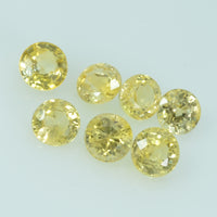 4.0 mm Natural Yellow Sapphire Loose Gemstone Round Cut